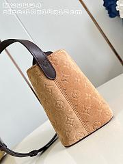 Okify Louis Vuitton All In BB 2026 Back To School Bag Beige Suede M29834 16x18x12cm  - 5