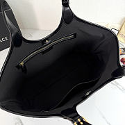 Okify Versace La Medusa Canvas Tote Bag Black 50x45x14cm - 5