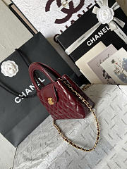 Okify CC Nano Kelly Bag Red Burgundy AS4416 19x13x7cm - 3