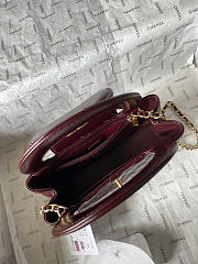 Okify CC Nano Kelly Bag Red Burgundy AS4416 19x13x7cm - 6