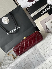 Okify CC Nano Kelly Bag Red Burgundy AS4416 19x13x7cm - 5