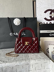 Okify CC Nano Kelly Bag Red Burgundy AS4416 19x13x7cm - 1