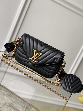 Okify Louis Vuitton New Wave Bag Black M56461 21x13x6.5cm