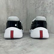 Okify Prada America Cup Black Patent And Silver Unisex - 6