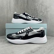 Okify Prada America Cup Black Patent And Silver Unisex - 4