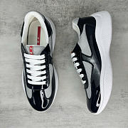 Okify Prada America Cup Black Patent And Silver Unisex - 2