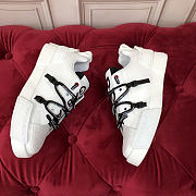 Okify Dolce & Gabbana Portofino White Sneakers Unisex - 6