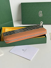 Okify Goyard Black And Brown Long Wallet 20x11x2.3cm - 6