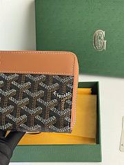 Okify Goyard Black And Brown Long Wallet 20x11x2.3cm - 2