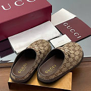 Okify Gucci Horsebit Dark Brown Mules (has big size) - 5