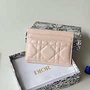 Okify Dior Pink Bow Card Holder 11.5x9x2cm - 5