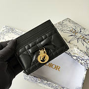 Okify Dior Black Bow Card Holder 11.5x9x2cm - 6