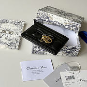 Okify Dior Black Bow Card Holder 11.5x9x2cm - 5