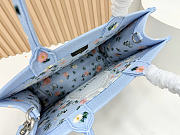 Okify Dior Medium Dior Book Tote With Strap Bag Water Lily 36x27x16cm - 3