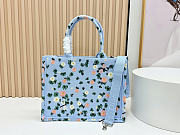 Okify Dior Medium Dior Book Tote With Strap Bag Water Lily 36x27x16cm - 2