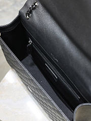 Okify YSL Envelope Large Bag Black Black Hardware 31x22x7.5cm - 3