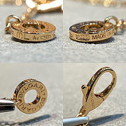 Okify Bvlgari Gold Necklace Dark Green  - 6