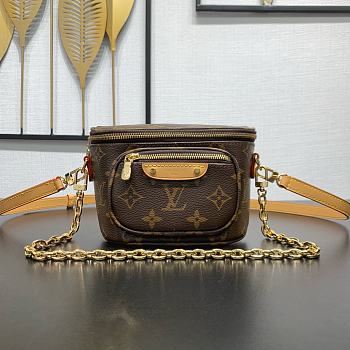 Okify Louis Vuitton Mini Bumbag Brown Monogram Canvas M82335 17x12x9.5cm