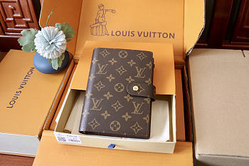 Okify Louis Vuitton Medium Ring Agenda Cover R20105 9.9x14cm 