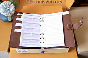 Okify Louis Vuitton Medium Ring Agenda Cover R20105 9.9x14cm  - 5