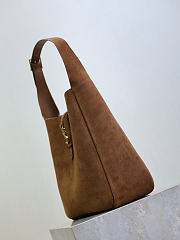 Okify YSL Le 5 A 7 Supple Large Bag In Dark Brown Suede 30x28x11cm - 5