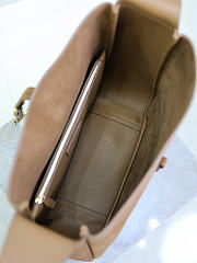 Okify YSL Le 5 A 7 Supple Large Bag In Dark Brown Suede 30x28x11cm - 3