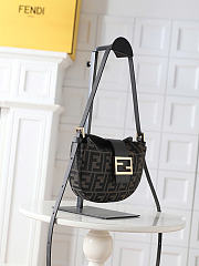 Okify Fendi Croissant Bag Brown FF 22x14x3cm - 5