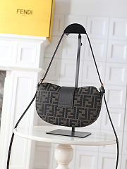 Okify Fendi Croissant Bag Brown FF 22x14x3cm - 3
