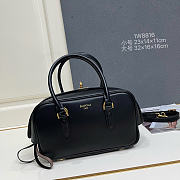 Okify Balenciaga Le 7 Bowling Bag Small Black 23x14x11cm - 1