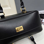Okify Balenciaga Le 7 Bowling Bag Small Black 23x14x11cm - 4