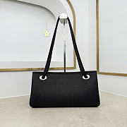 Okify Dior Promenade East West Shopping Bag Black 31x16x10cm - 3