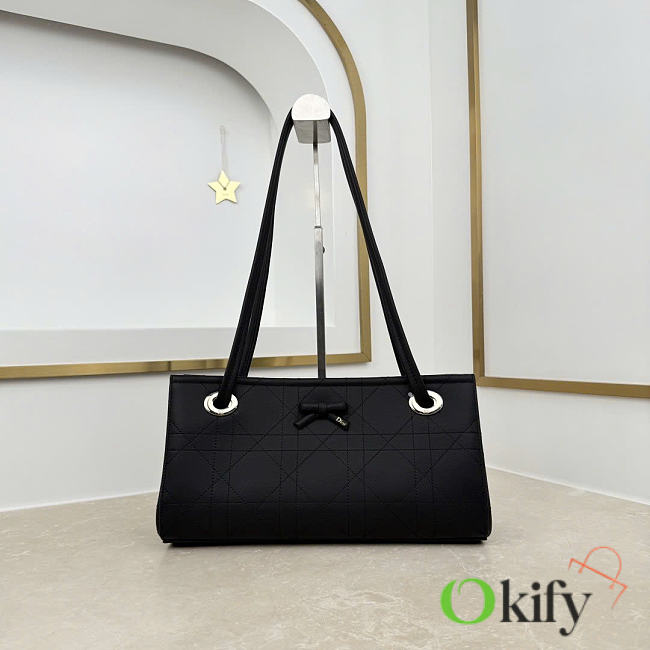 Okify Dior Promenade East West Shopping Bag Black 31x16x10cm - 1