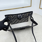 Okify Dior Promenade East West Shopping Bag Black 31x16x10cm - 5