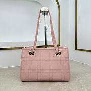 Okify Dior Small Dior Promenade Shopping Bag Pink 27x19x13.5cm - 6