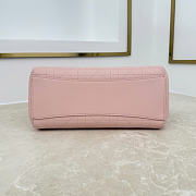Okify Dior Small Dior Promenade Shopping Bag Pink 27x19x13.5cm - 4