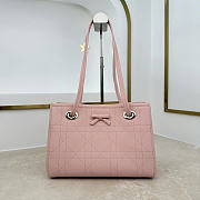 Okify Dior Small Dior Promenade Shopping Bag Pink 27x19x13.5cm - 1