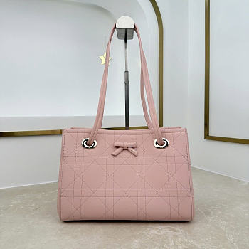 Okify Dior Small Dior Promenade Shopping Bag Pink 27x19x13.5cm