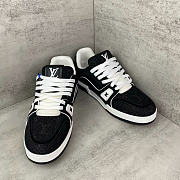 Okify Louis Vuitton Black Sneakers Unisex 30417 - 4
