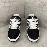 Okify Louis Vuitton Black Sneakers Unisex 30417 - 3